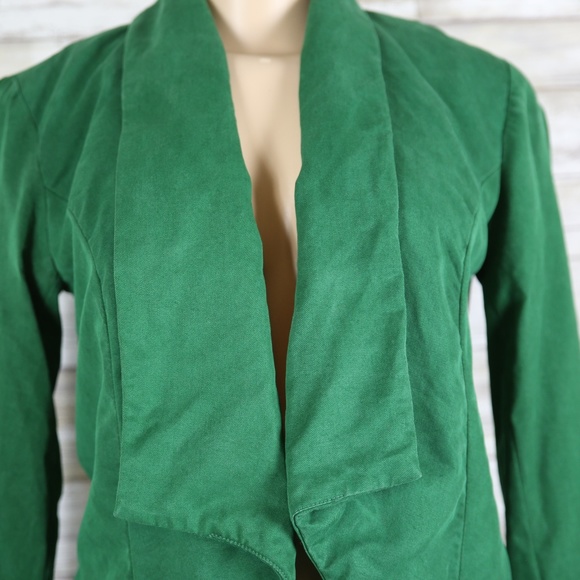 Anthropologie Cartonnier Green Soft Blazer  sz 0 - Picture 4 of 8